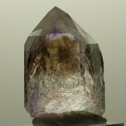 Enhydro Harlekin Lemurian Phantom Amethyst, 2x Blase Streep Mine, Namibia 44*33*26mm #14805