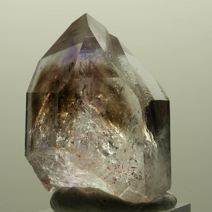Enhydro Harlekin Lemurian Phantom Amethyst, 2x Blase Streep Mine, Namibia 44*33*26mm #14805