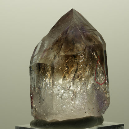 Enhydro Harlekin Lemurian Phantom Amethyst, 2x Blase Streep Mine, Namibia 44*33*26mm #14805