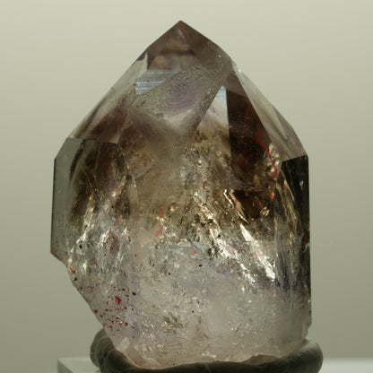 Enhydro Harlekin Lemurian Phantom Amethyst, 2x Blase Streep Mine, Namibia 44*33*26mm #14805