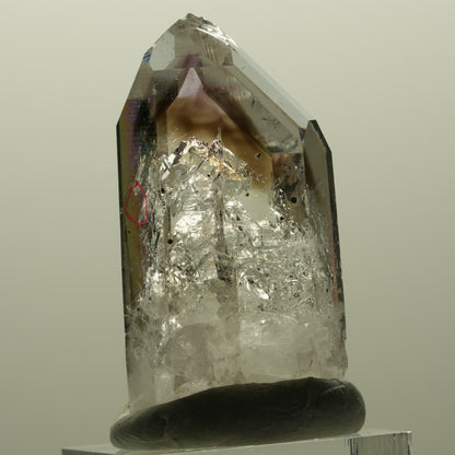 Enhydro Lemurian Phantom Amethyst, Hämatit, 1x Blase Streep Mine, Namibia 44*24*17mm #14808