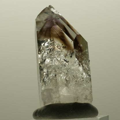 Enhydro Lemurian Phantom Amethyst, Hämatit, 1x Blase Streep Mine, Namibia 44*24*17mm #14808