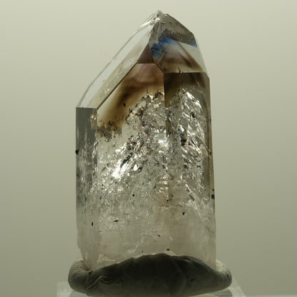 Enhydro Lemurian Phantom Amethyst, Hämatit, 1x Blase Streep Mine, Namibia 44*24*17mm #14808