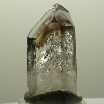 Enhydro Lemurian Phantom Amethyst, Hämatit, 1x Blase Streep Mine, Namibia 44*24*17mm #14808