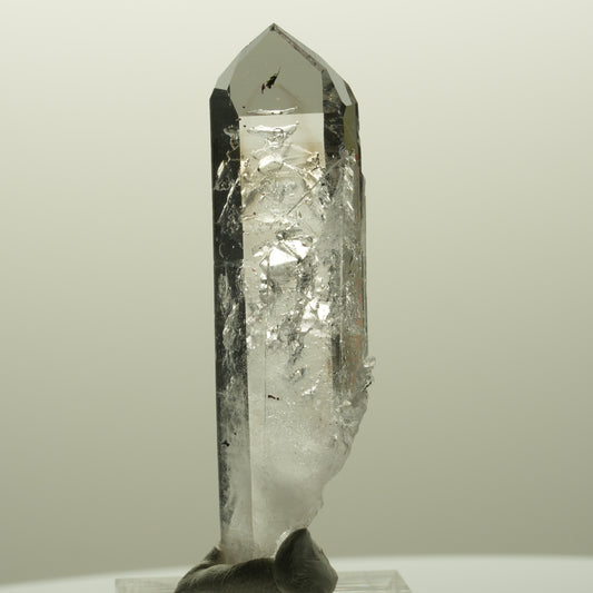 Harlekin Lemurian Skelett Phantom Amethyst Streep Mine, Goboboseb, Namibia 59*16*10mm #14811