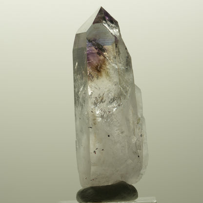 Lemurian Skelett Phantom Amethyst mit Hämatit Streep Mine, Goboboseb, Namibia 59*23*19mm #14812