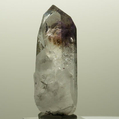 Lemurian Skelett Phantom Amethyst mit Hämatit Streep Mine, Goboboseb, Namibia 59*23*19mm #14812