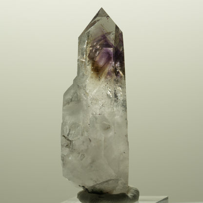 Lemurian Skelett Phantom Amethyst mit Hämatit Streep Mine, Goboboseb, Namibia 59*23*19mm #14812