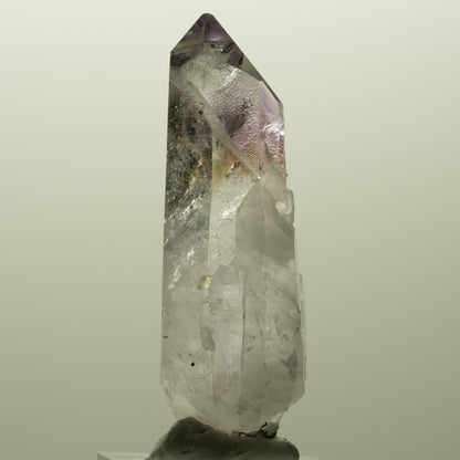 Lemurian Skelett Phantom Amethyst mit Hämatit Streep Mine, Goboboseb, Namibia 59*23*19mm #14812