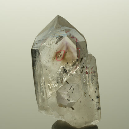 Enhydro Harlekin Lemurian Phantom Amethyst, 1x Blase Streep Mine, Namibia 53*29*24mm #14813