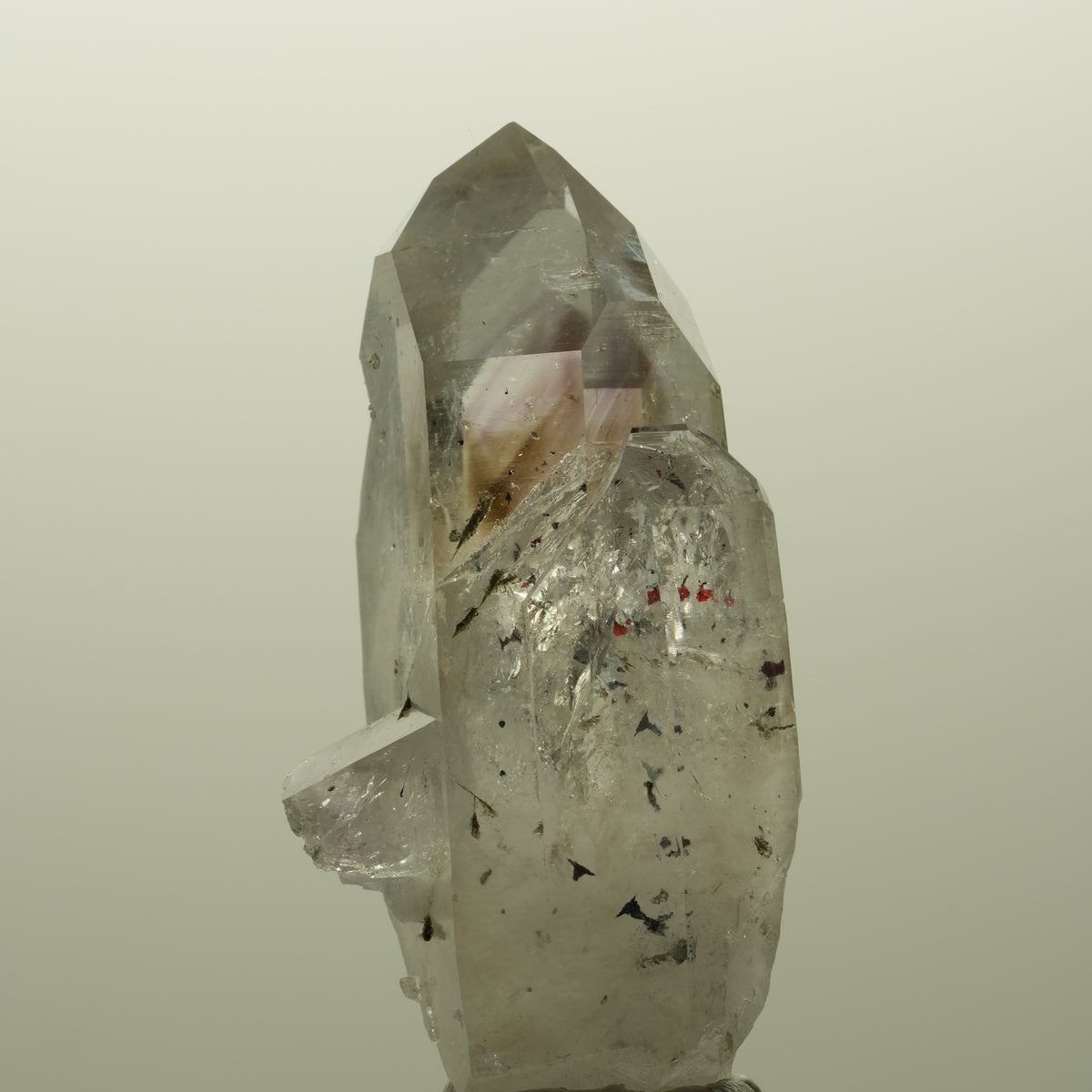 Enhydro Harlekin Lemurian Phantom Amethyst, 1x Blase Streep Mine, Namibia 53*29*24mm #14813