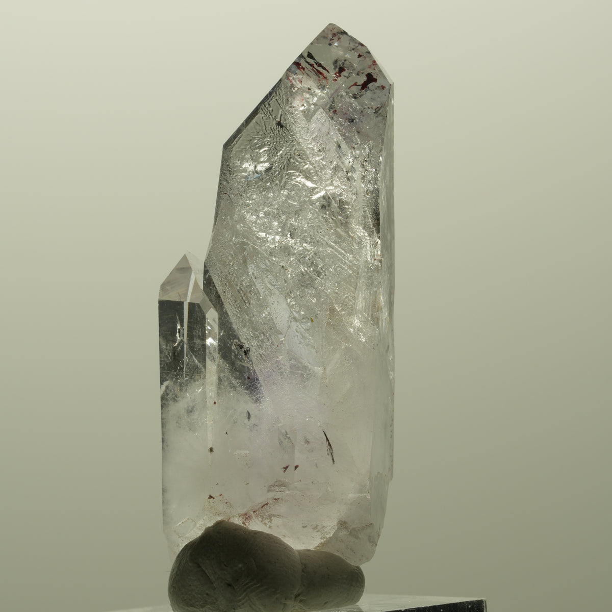 Harlekin Lemurian Skelett Phantom Amethyst Streep Mine, Goboboseb, Namibia 50*20*17mm #14814