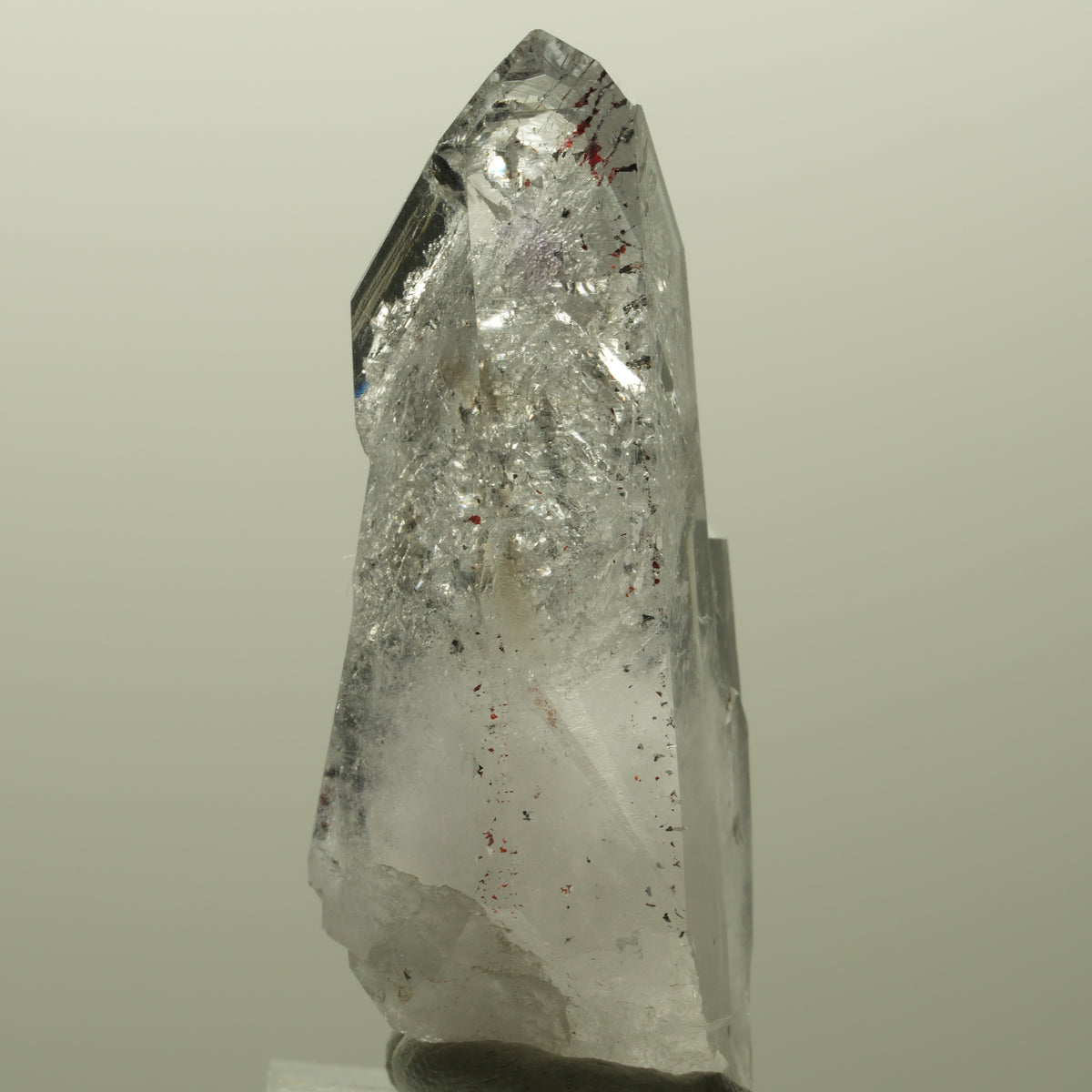 Harlekin Lemurian Skelett Phantom Amethyst Streep Mine, Goboboseb, Namibia 50*20*17mm #14814