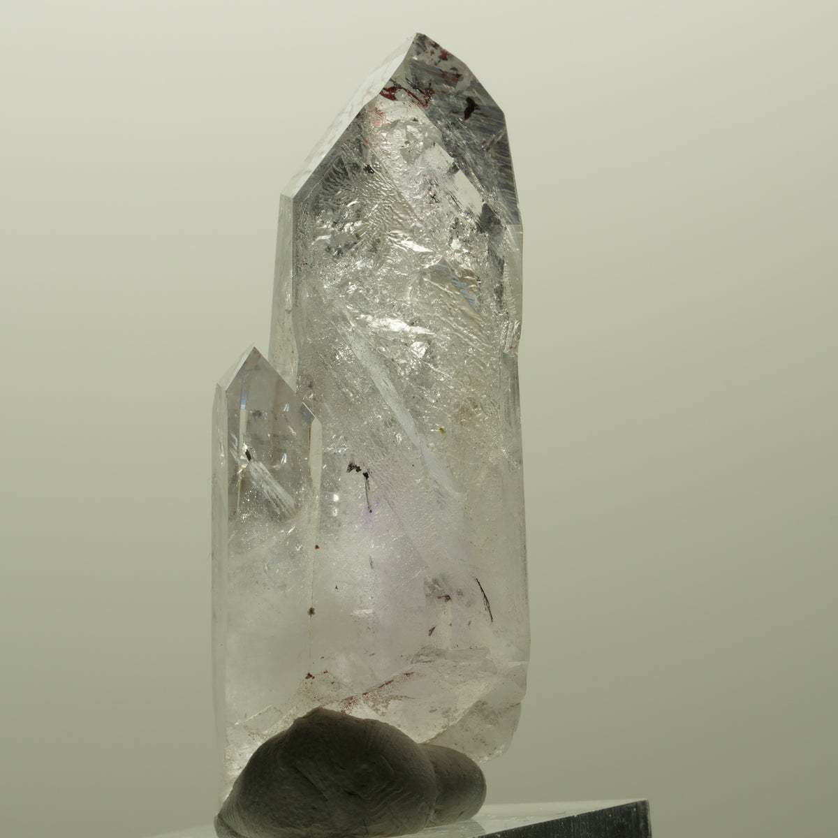 Harlekin Lemurian Skelett Phantom Amethyst Streep Mine, Goboboseb, Namibia 50*20*17mm #14814