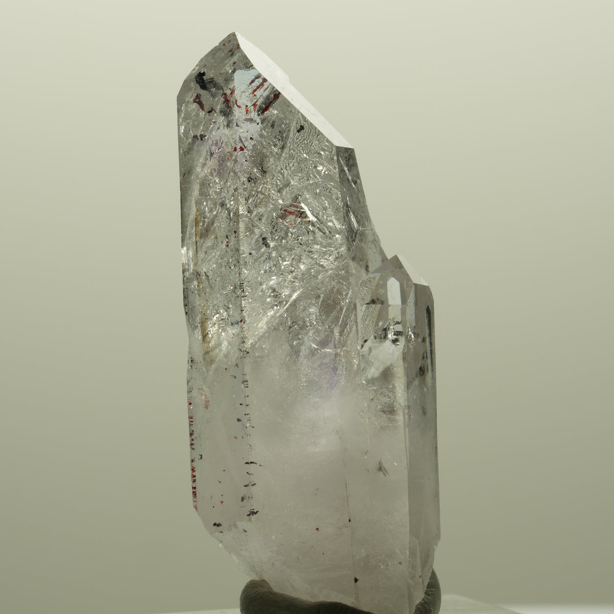 Harlekin Lemurian Skelett Phantom Amethyst Streep Mine, Goboboseb, Namibia 50*20*17mm #14814