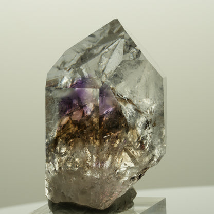Lemurian Skelett Phantom Amethyst mit Hämatit Streep Mine, Goboboseb, Namibia 52*32*28mm #14818