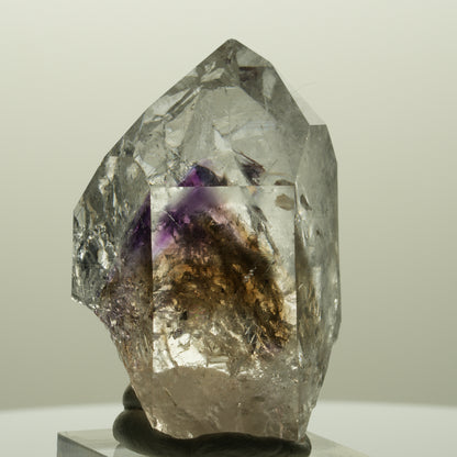 Lemurian Skelett Phantom Amethyst mit Hämatit Streep Mine, Goboboseb, Namibia 52*32*28mm #14818