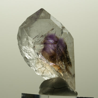 Lemurian Skelett Phantom Amethyst mit Hämatit Streep Mine, Goboboseb, Namibia 52*32*28mm #14818