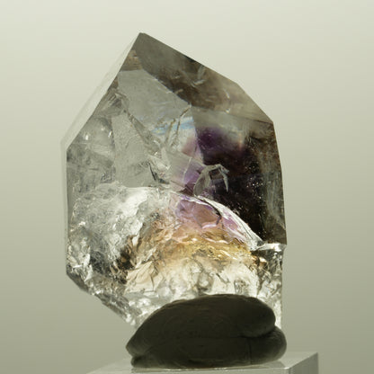 Lemurian Skelett Phantom Amethyst mit Hämatit Streep Mine, Goboboseb, Namibia 52*32*28mm #14818