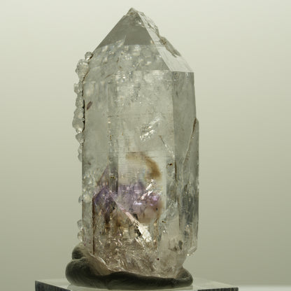 Lemurian Skelett Phantom Amethyst mit Analcim Streep Mine, Goboboseb, Namibia 54*26*20mm #14819