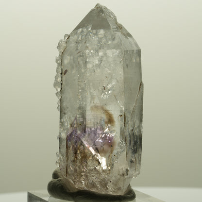 Lemurian Skelett Phantom Amethyst mit Analcim Streep Mine, Goboboseb, Namibia 54*26*20mm #14819
