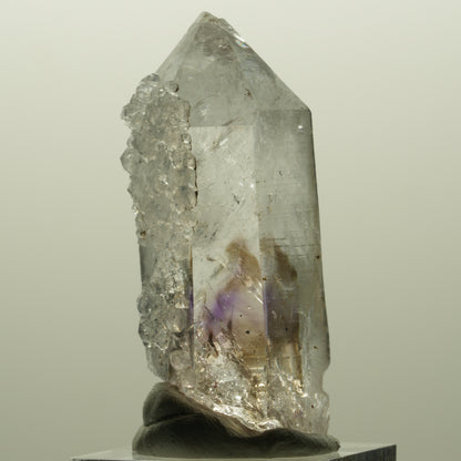 Lemurian Skelett Phantom Amethyst mit Analcim Streep Mine, Goboboseb, Namibia 54*26*20mm #14819