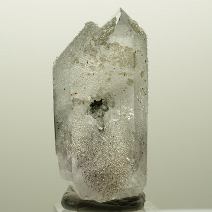 Harlekin Lemurian Phantom Amethyst mit Analcim Streep Mine, Goboboseb, Namibia 60*29*26mm #14820
