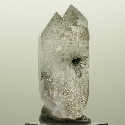 Harlekin Lemurian Phantom Amethyst mit Analcim Streep Mine, Goboboseb, Namibia 60*29*26mm #14820