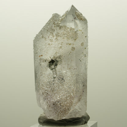 Harlekin Lemurian Phantom Amethyst mit Analcim Streep Mine, Goboboseb, Namibia 60*29*26mm #14820