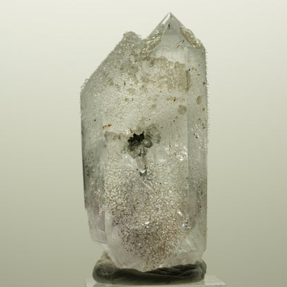 Harlekin Lemurian Phantom Amethyst mit Analcim Streep Mine, Goboboseb, Namibia 60*29*26mm #14820