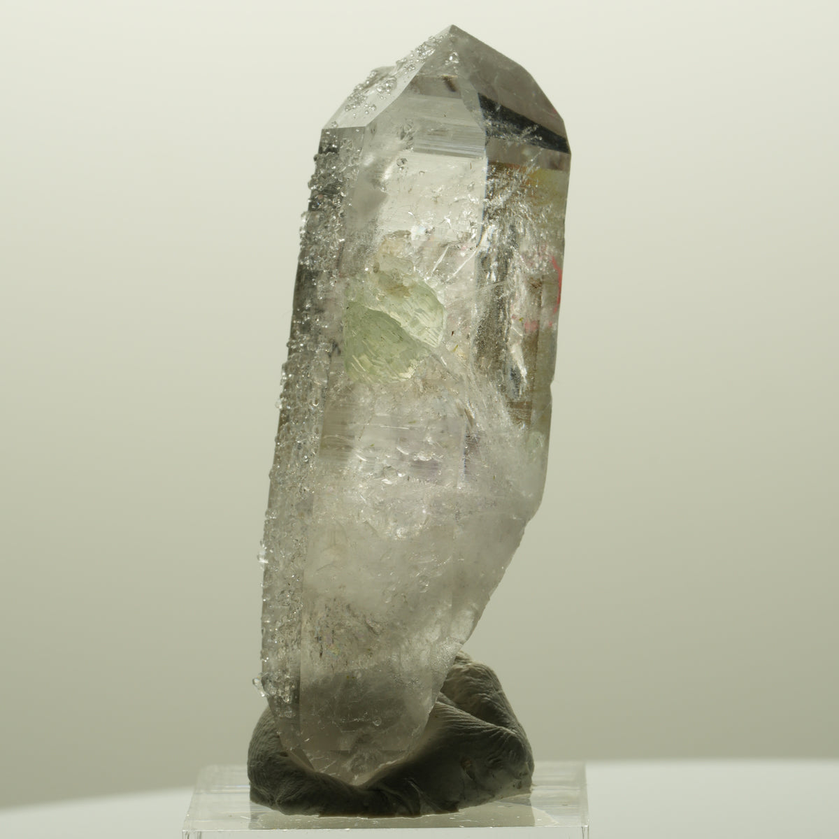 Enhydro Lemurian Phantom Amethyst, Analcim, Prehnit Streep Mine, Namibia 60*21*18mm #14823