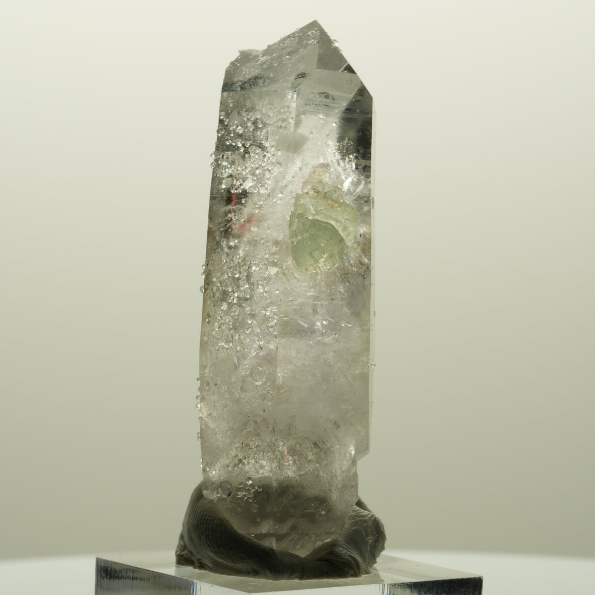 Enhydro Lemurian Phantom Amethyst, Analcim, Prehnit Streep Mine, Namibia 60*21*18mm #14823