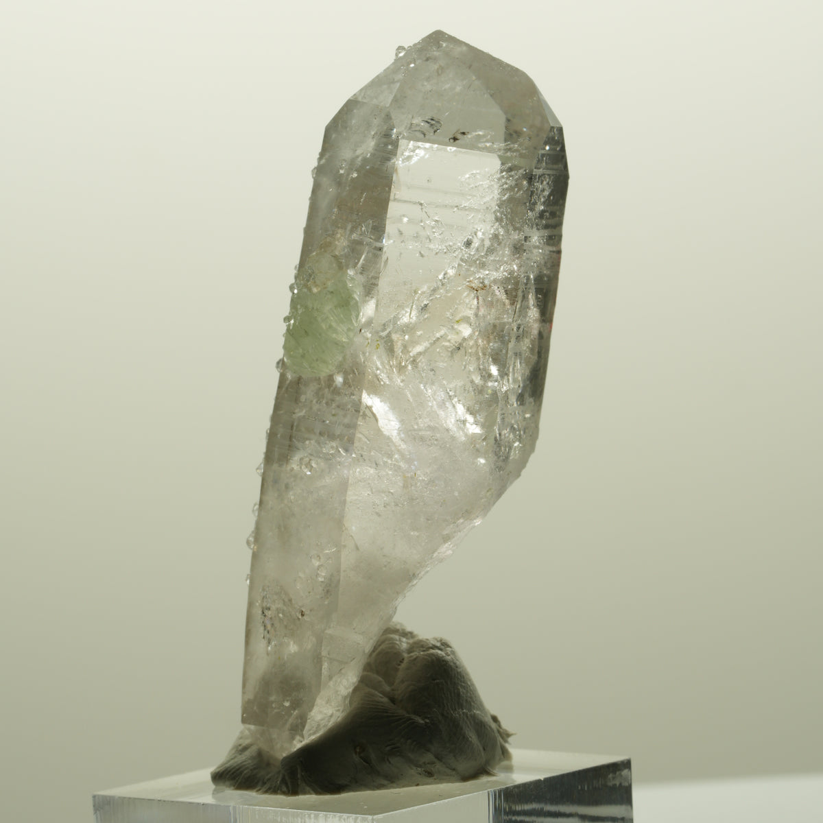 Enhydro Lemurian Phantom Amethyst, Analcim, Prehnit Streep Mine, Namibia 60*21*18mm #14823