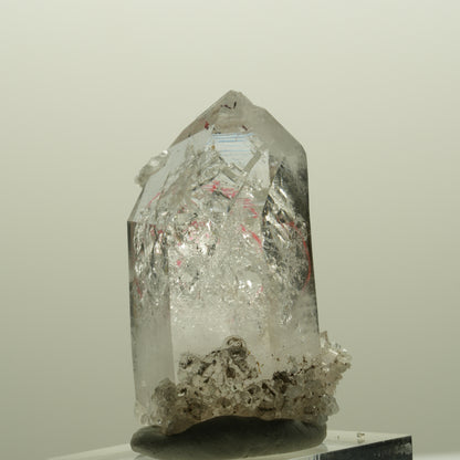 Enhydro Harlekin Phantom Amethyst mit Analcim, große Blase Streep Mine, Namibia 41*24*25mm #14824