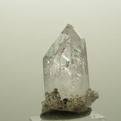 Enhydro Harlekin Phantom Amethyst mit Analcim, große Blase Streep Mine, Namibia 41*24*25mm #14824