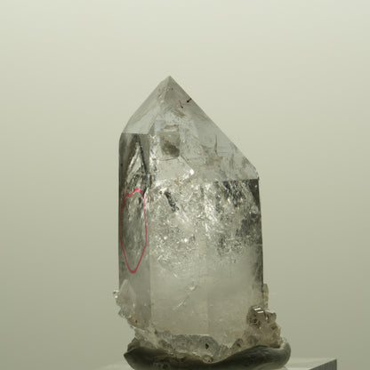 Enhydro Harlekin Phantom Amethyst mit Analcim, große Blase Streep Mine, Namibia 41*24*25mm #14824