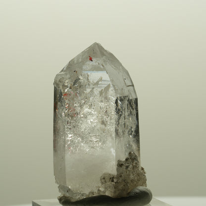 Enhydro Harlekin Phantom Amethyst mit Analcim, große Blase Streep Mine, Namibia 41*24*25mm #14824