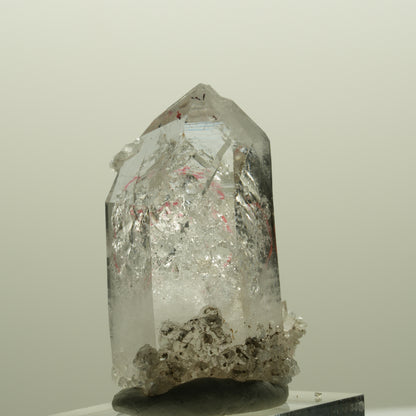 Enhydro Harlekin Phantom Amethyst mit Analcim, große Blase Streep Mine, Namibia 41*24*25mm #14824