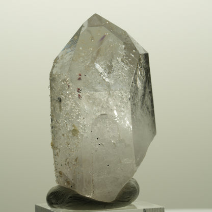 Harlekin Lemurian Phantom Amethyst mit Analcim, Prehnit Streep Mine, Namibia 56*31*27mm #14825