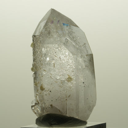 Harlekin Lemurian Phantom Amethyst mit Analcim, Prehnit Streep Mine, Namibia 56*31*27mm #14825