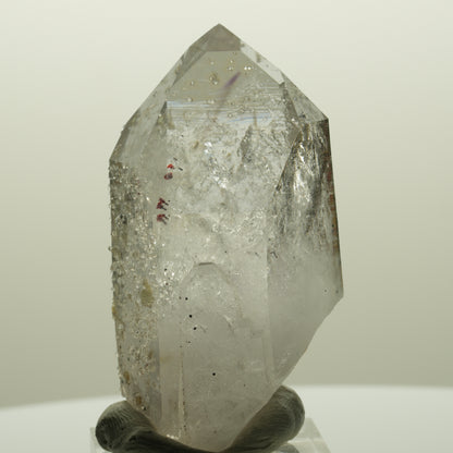 Harlekin Lemurian Phantom Amethyst mit Analcim, Prehnit Streep Mine, Namibia 56*31*27mm #14825