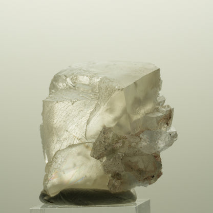 Harlekin Phantom Amethyst mit Analacim, Calcit Würfel Streep Mine, Namibia 48*42*26mm #14826