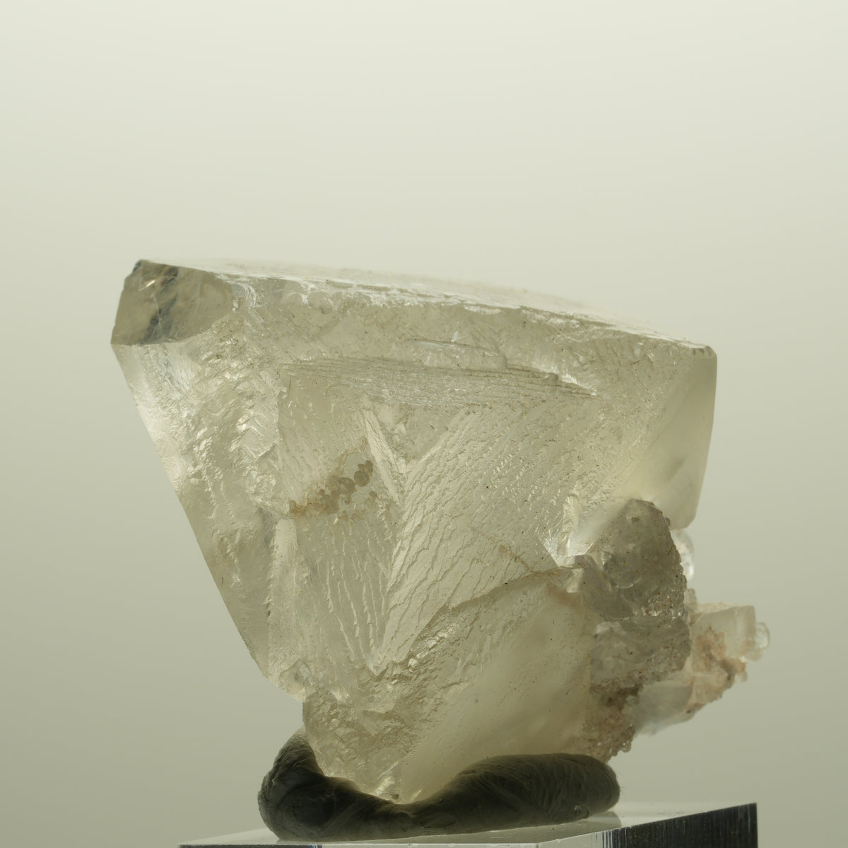 Harlekin Phantom Amethyst mit Analacim, Calcit Würfel Streep Mine, Namibia 48*42*26mm #14826
