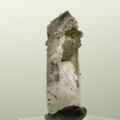 Enhydro Harlekin Phantom Amethyst Analcim Prehnit, 1x Blase Streep Mine Namibia 44*17*14mm #14827