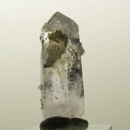 Enhydro Harlekin Phantom Amethyst Analcim Prehnit, 1x Blase Streep Mine Namibia 44*17*14mm #14827