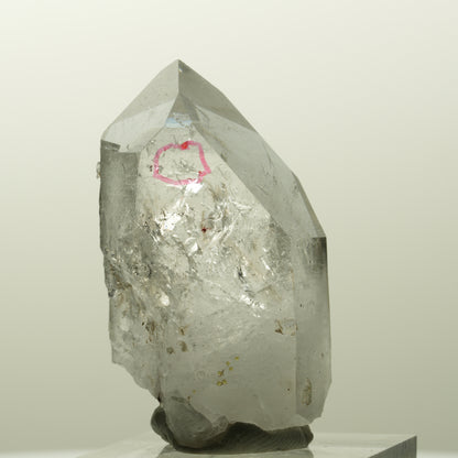 Enhydro Skelett Phantom Rauchquarz mit Epidot, 1x Blase Streep Mine, Namibia 40*23*23mm #14828
