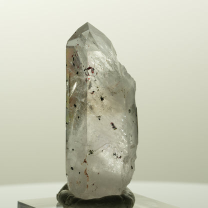 Harlekin Skelett Phantom Amethyst mit Epidot Streep Mine, Goboboseb, Namibia 43*16*13mm #14829