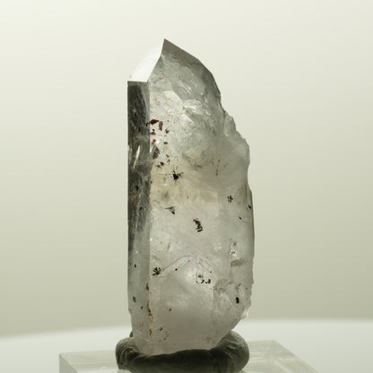 Harlekin Skelett Phantom Amethyst mit Epidot Streep Mine, Goboboseb, Namibia 43*16*13mm #14829