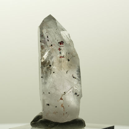 Harlekin Skelett Phantom Amethyst mit Epidot Streep Mine, Goboboseb, Namibia 43*16*13mm #14829