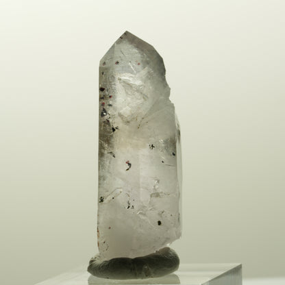 Harlekin Skelett Phantom Amethyst mit Epidot Streep Mine, Goboboseb, Namibia 43*16*13mm #14829